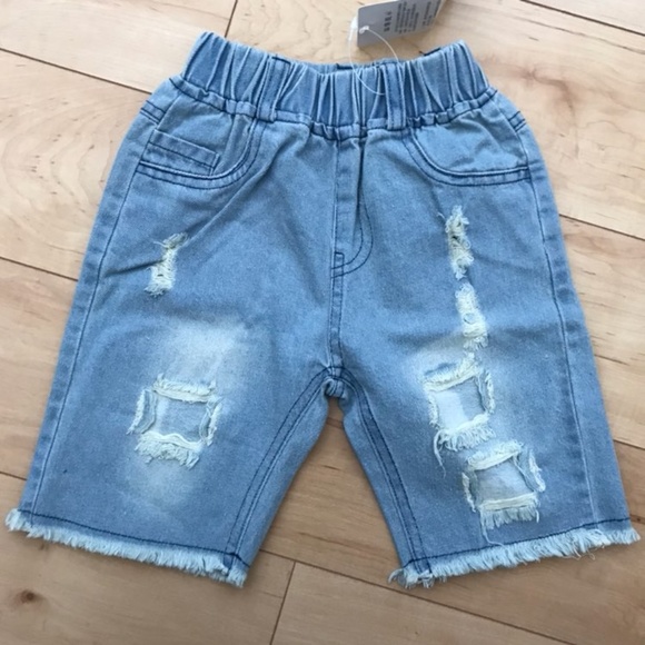 3T Distressed Shorts - Picture 1 of 3